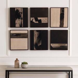LINDENHOLM SET OF 6 BROWN ART 20 (IN) 11