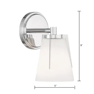 Allure 9'' High 1-Light Sconce - Chrome 2