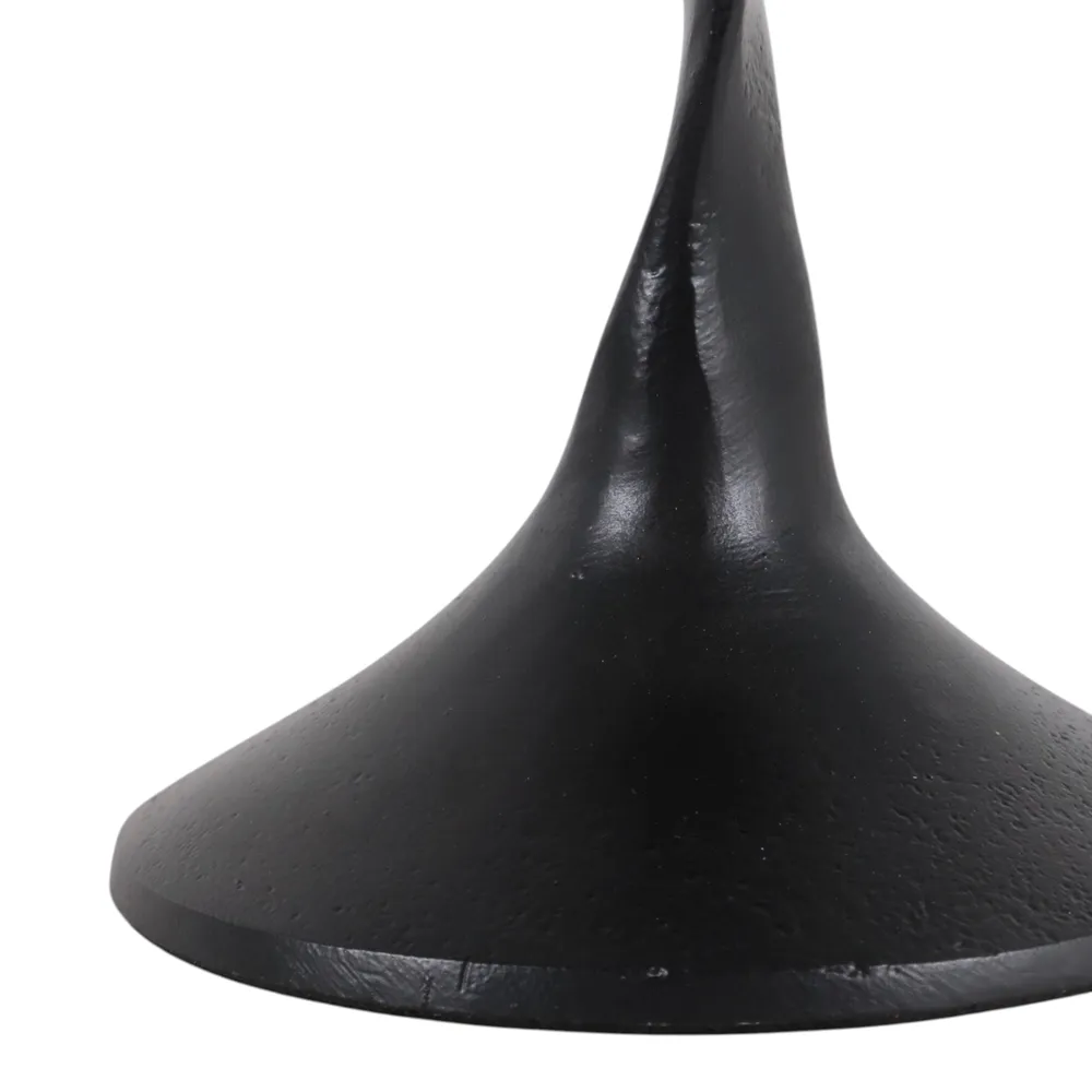 ELMONTVALE BLACK CANDLE HOLDER 9 (IN)