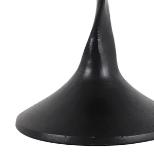 ELMONTVALE BLACK CANDLE HOLDER 9 (IN) 6