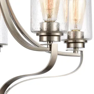 Market Square 24'' Wide 5-Light Chandelier - Brushed Nickel 3