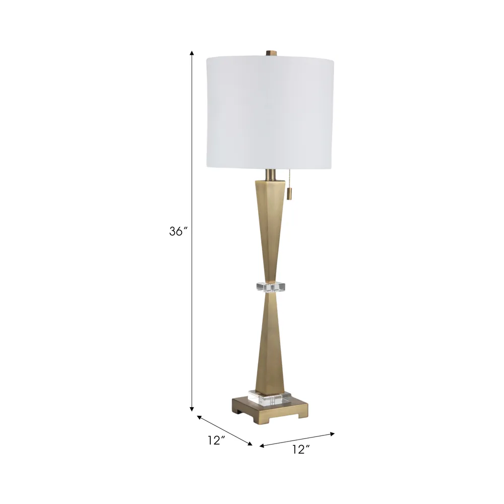 MAXWELLLEY GOLD LAMP 37 (IN)