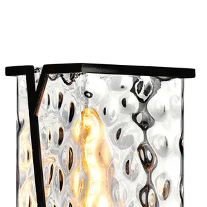 Waterfall 18'' High 1-Light Outdoor Post Light - Matte Black 4