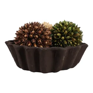 HADFIELDOAK BROWN BOWL 4 (IN) 2