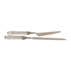 BRECK SET OF 2 WHITE SERVEWARE 1 (IN) 6