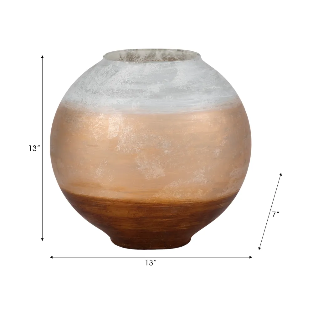 CLAYWORTH WHITE VASE 14 (IN)