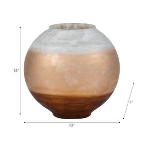 CLAYWORTH WHITE VASE 14 (IN) 10