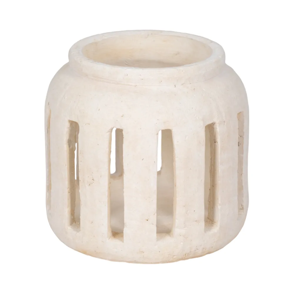 GARNETTCREST WHITE LANTERN 8 (IN)