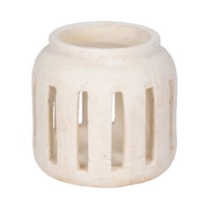 GARNETTCREST WHITE LANTERN 8 (IN) 4