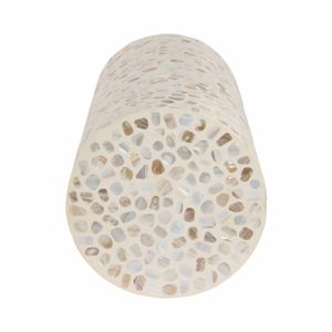 23" ALLERD MOTHER & PEARL COCKTAIL TABLE 8