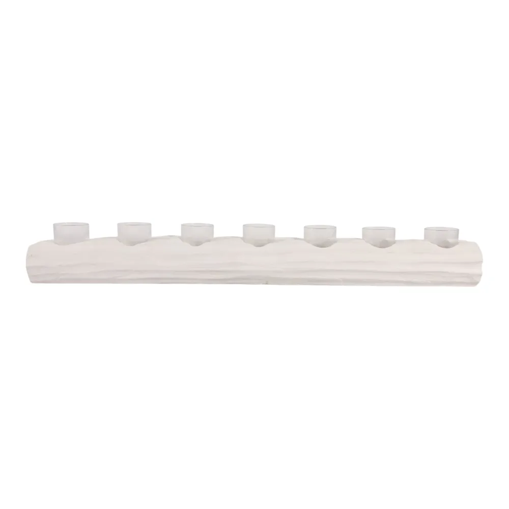 ENNISMORE WHITE TEALIGHT HOLDER 4 (IN)