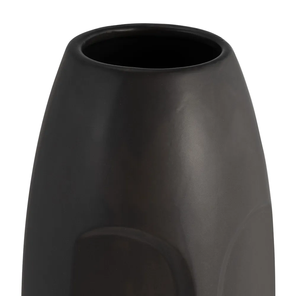 NELSONSHAW BLACK VASE 14 (IN)