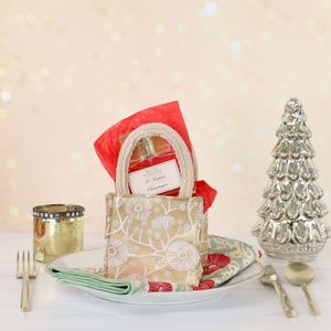 Camellia Gold Metallic Small Tincy Wincy Reusable Gift Bag 2