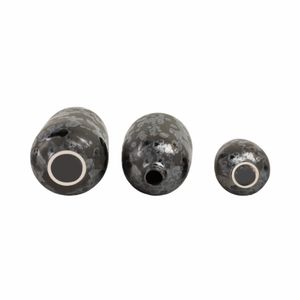 TESSGATE SET OF 3 BLACK VASES 10 (IN) 7
