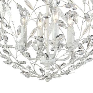 Circeo 19'' Wide 4-Light Chandelier - Antique White 4