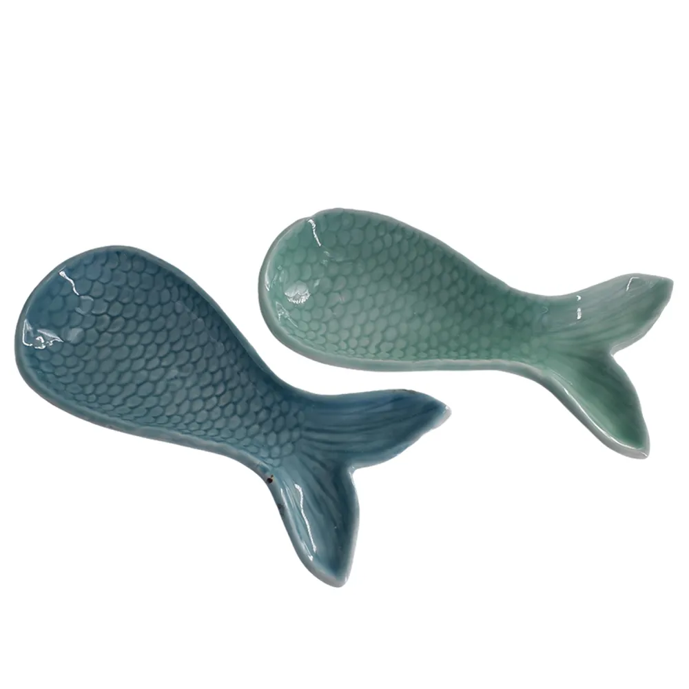 6-1/4" MERMAID TAIL BOWL 2-ASST