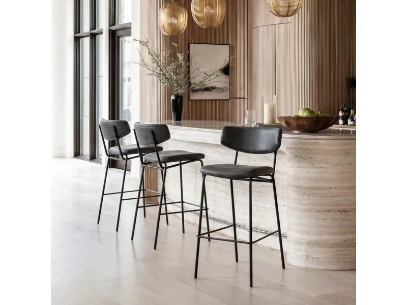 Charon Barstool Vintage Black 11