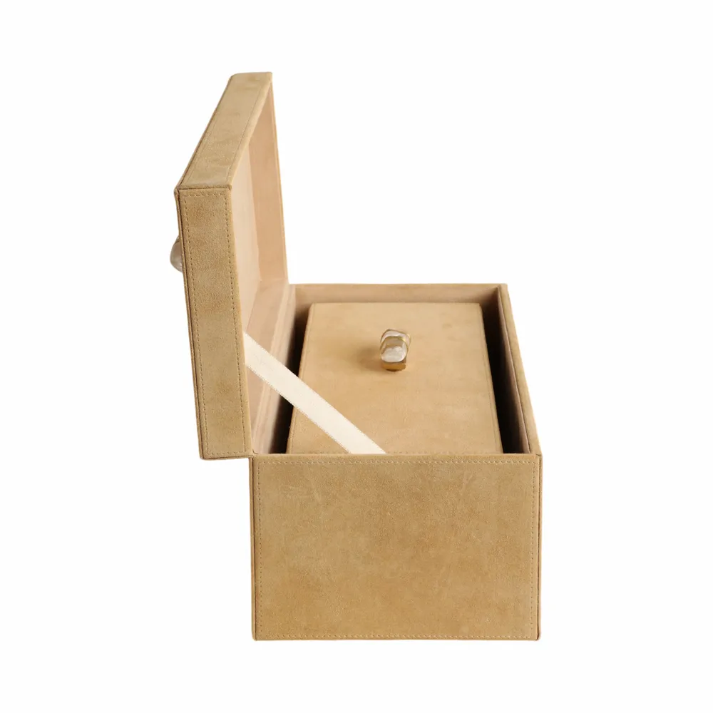 LAKEWICK SET OF 2 IVORY BOXES 6 (IN)
