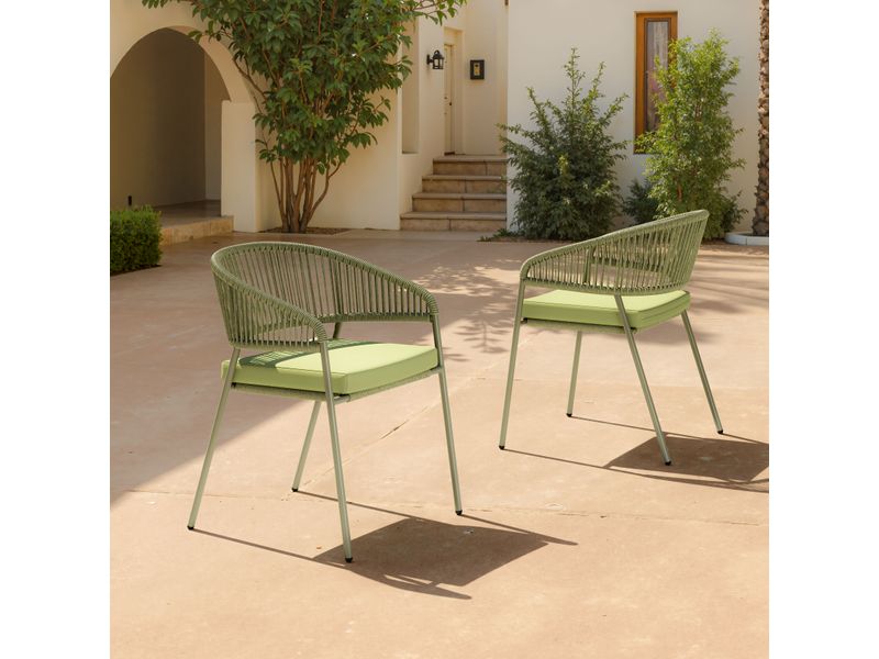 Skye Dining Chair Green 2
