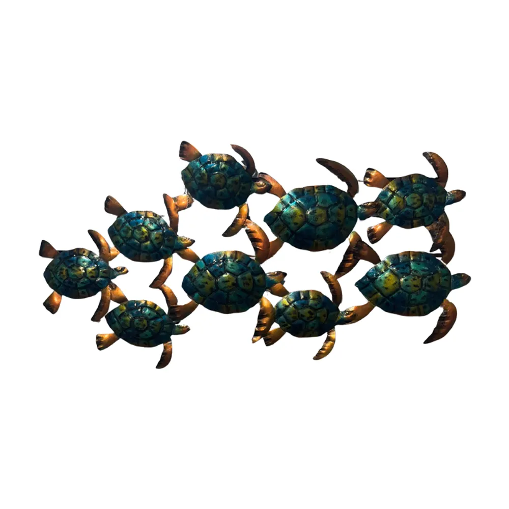 37" TURTLE FAMILY WALL DECOR