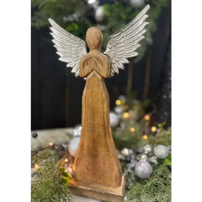 Nickel Winged Angel 14x7in