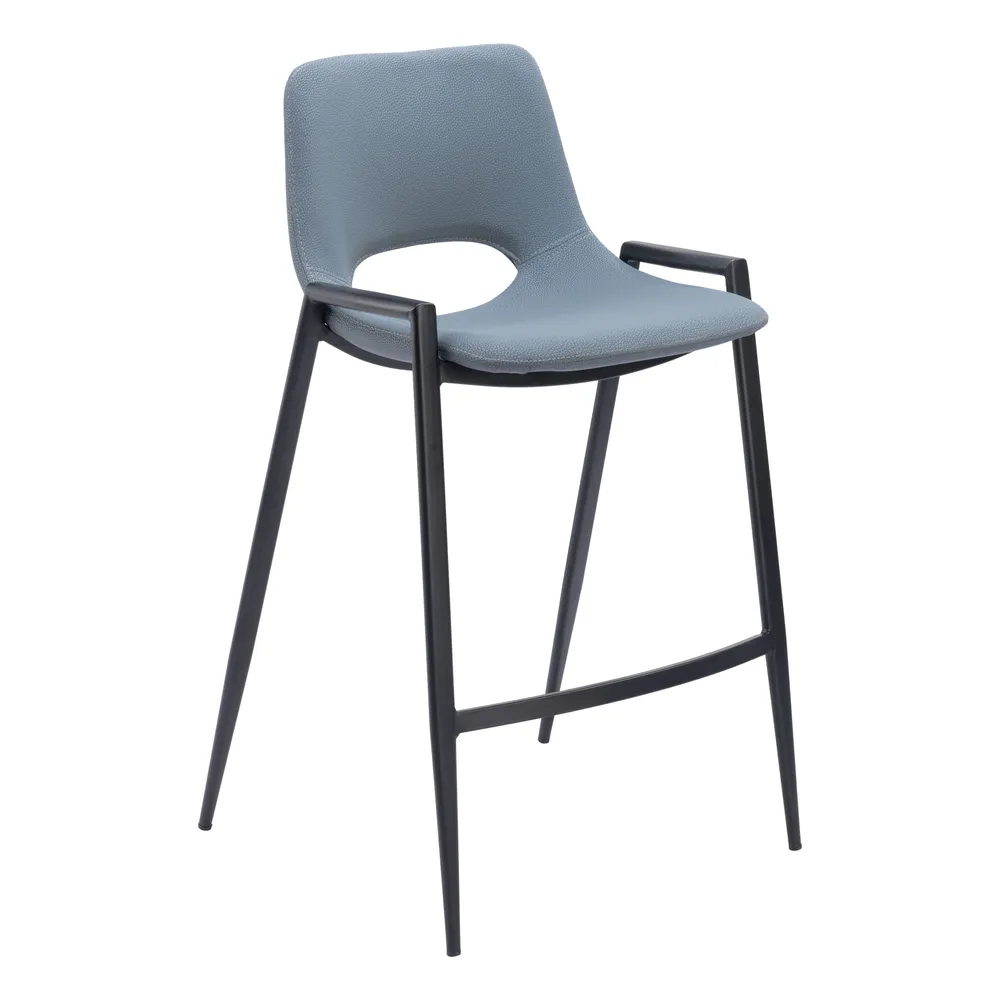Desi Counter Stool Azure Gray