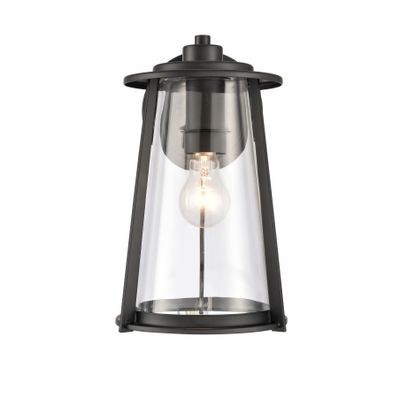 Kennison 13″ High 1-Light Outdoor Sconce - Matte Black