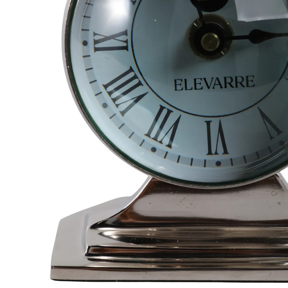 AXELFORD SILVER CLOCK 7 (IN)