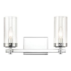 Melinda 15'' Wide 2-Light Vanity Light - Polished Chrome 1