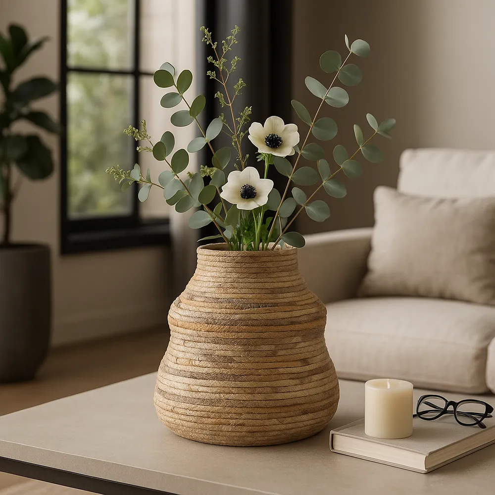 ALBAHOLM TAN VASE 15 (IN)