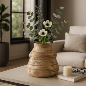 ALBAHOLM TAN VASE 15 (IN) 11