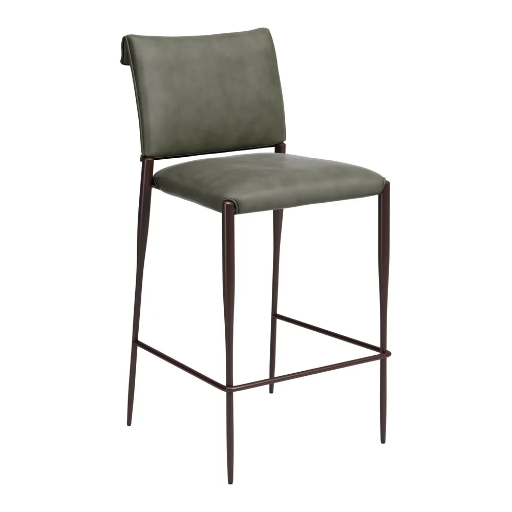 Freesia Barstool Olive Green