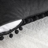 Tassels Reversible Throw Pillow 3