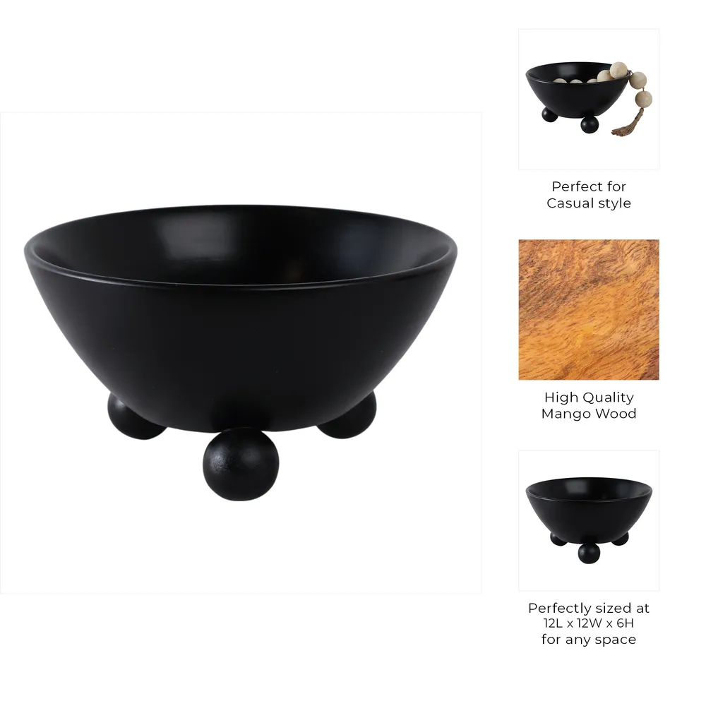 ROCKDALE BLACK BOWL 7 (IN)