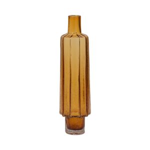 VINSON ORANGE GLASS VASE 17 (IN) 1