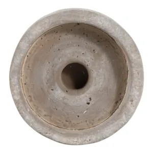 CARLIN GRAY CANDLE HOLDER 8 (IN) 7