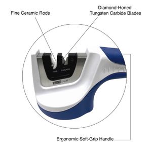 AccuSharp Pull Through Sharpener-White/Blue 2