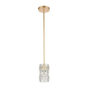 Jenning 4'' Wide 1-Light Mini Pendant - Parisian Gold Leaf 2