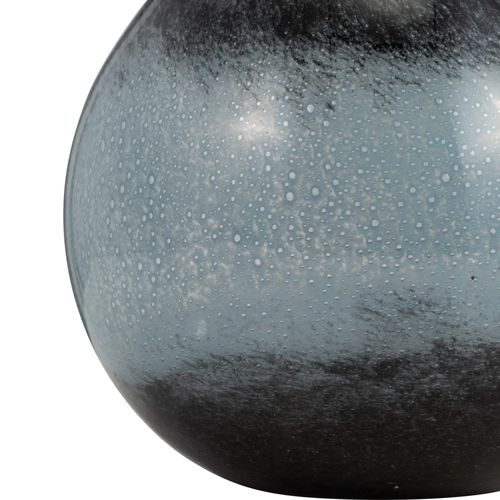 FINLEYMOOR BLUE GLASS VASE 11 (IN)