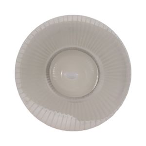 RAMONASHAW WHITE GLASS VASE 13 (IN) 6