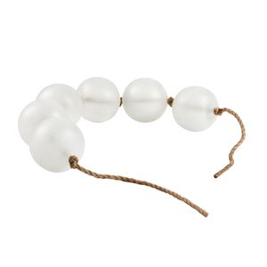 Seaglass Rope Object - White 1