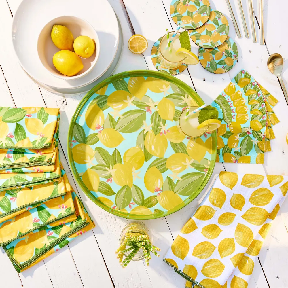 Limone Cotton Kitchen Towels (Set of 3)
