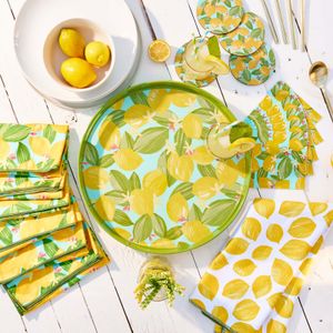 Limone Cotton Kitchen Towels (Set of 3) 3