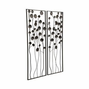 NEWTONCROSS SET OF 2 BLACK METAL WALL 36 (IN) 3