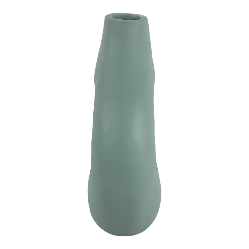 ELROYSHAW GREEN VASE 15 (IN)