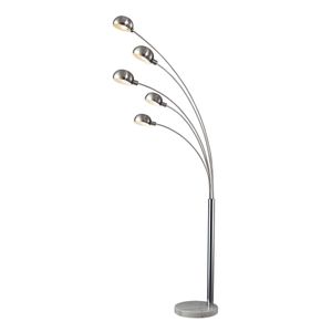Penbrook 83'' High 5-Light Floor Lamp - Chrome 2