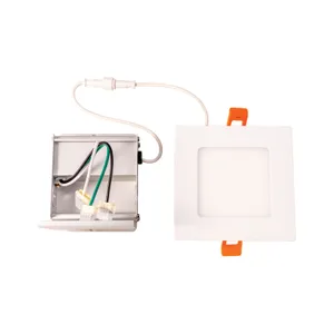 Mercury 4.75'' Wide Integrated LED Square Recessed Light - White 2