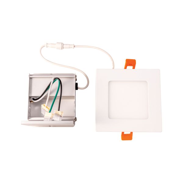 Mercury 4.75'' Wide Integrated LED Square Recessed Light - White