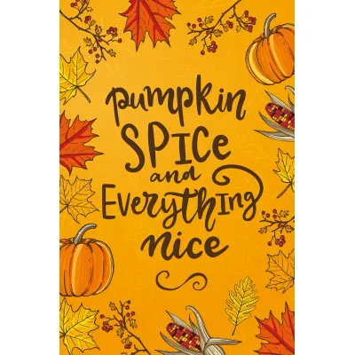 Pumpkin Spice House Flag 28x40in
