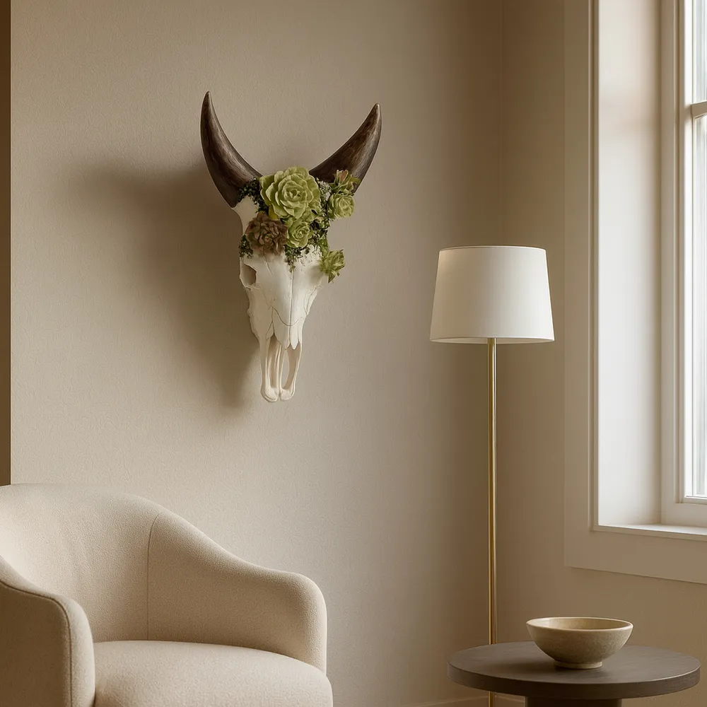 EDGEFORD IVORY WALL SCULPTURE 18 (IN)
